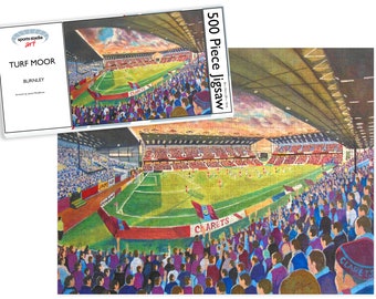 Turf Moor Stadium Fine Art Jigsaw Puzzle - Burnley Football Club