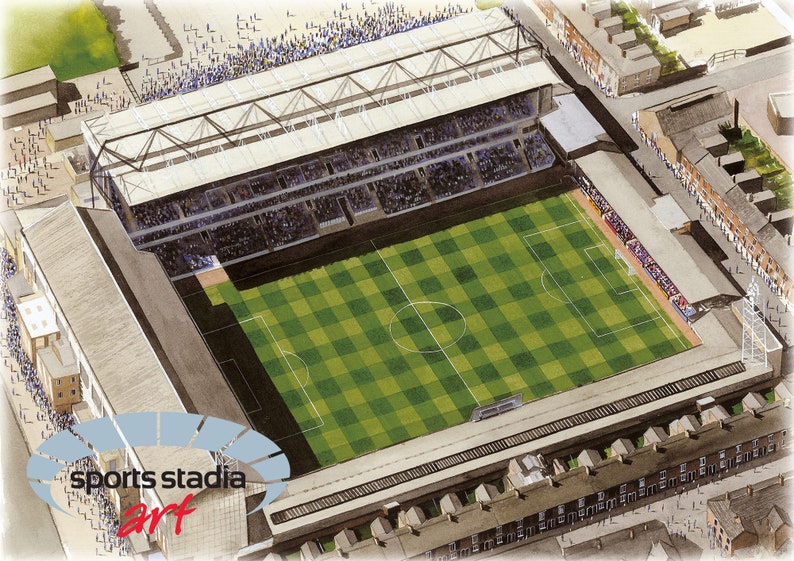 Leicester City Football Club - Filbert Street Stadium Fine Art Jigsaw ...