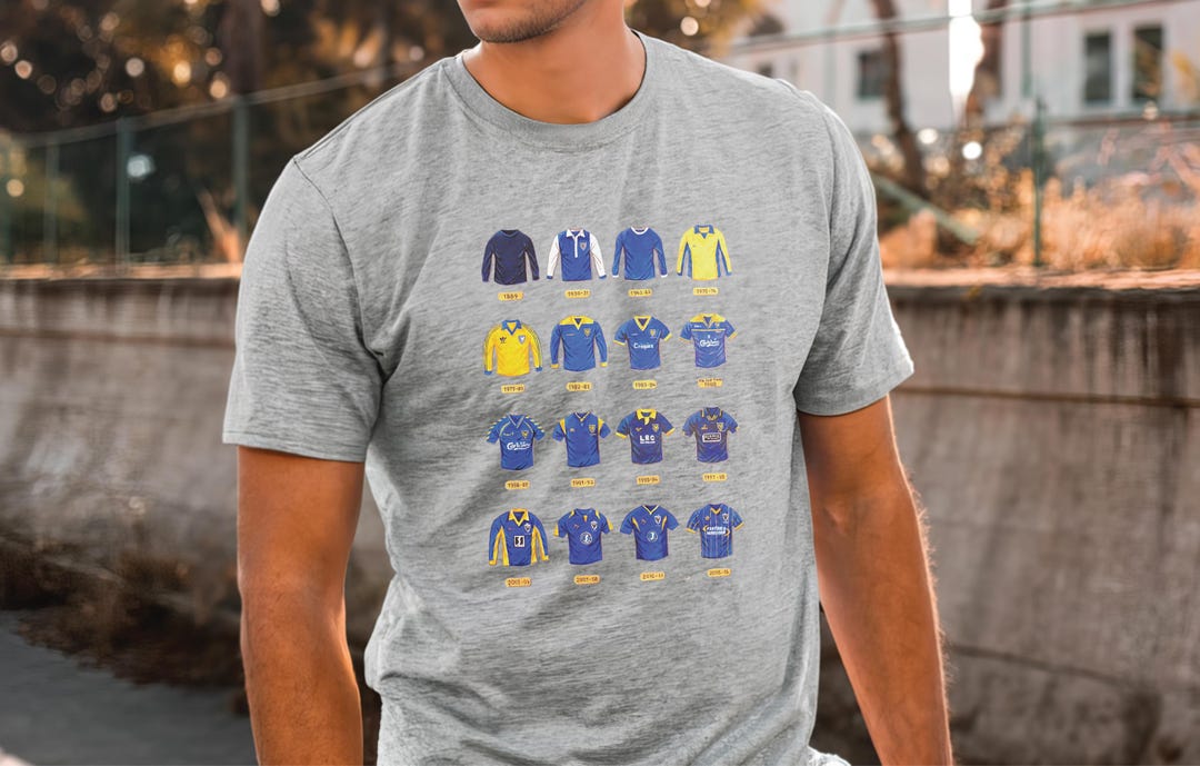 AFC Wimbledon Retro Football Shirts T-shirt