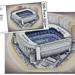 Bernabeu Stadium Fine Art Jigsaw Puzzle - Real Madrid Football Club