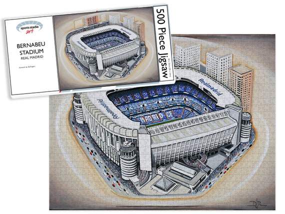 Bernabeu Stadium Fine Art Jigsaw Puzzle Real Madrid Football Club