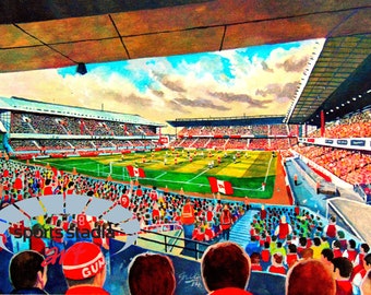 Arsenal Football Club - Highbury Stadium Fine Art-puzzel