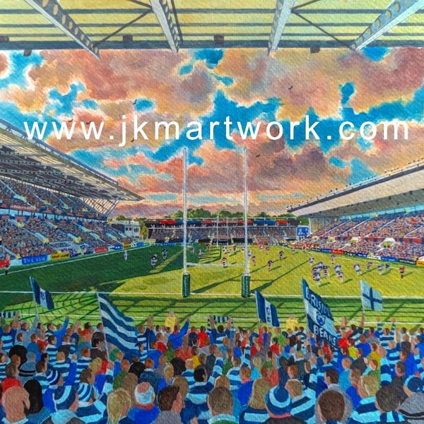 Impresión artística del estadio Ashton Gate de los Bristol Bears Rugby Union