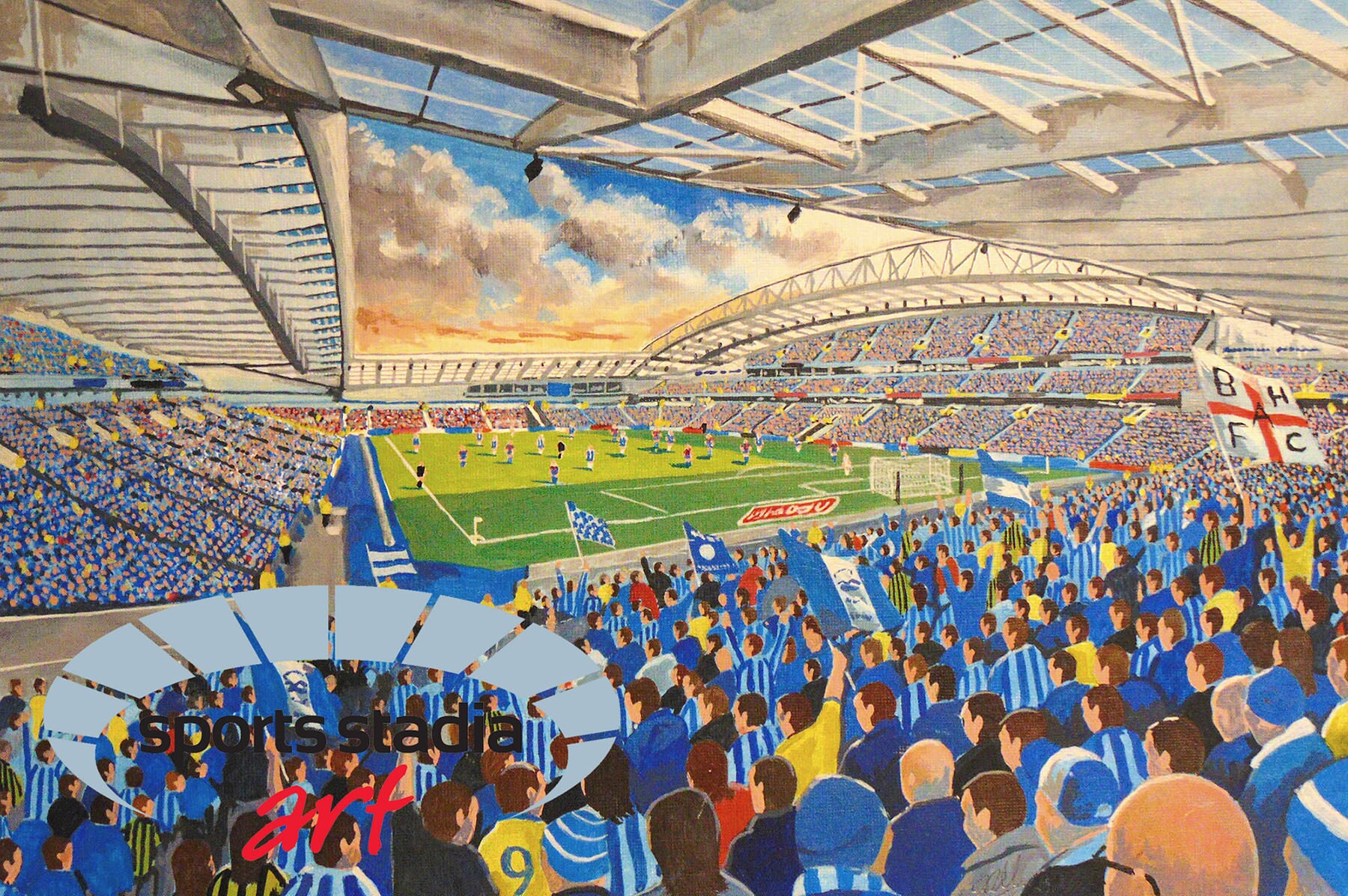 ブライトン＆ホーヴ・アルビオンFC ジグソーパズル：アメックス