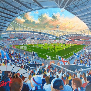 Bolton Wanderers Football Club - University of Bolton Stadium Art Print