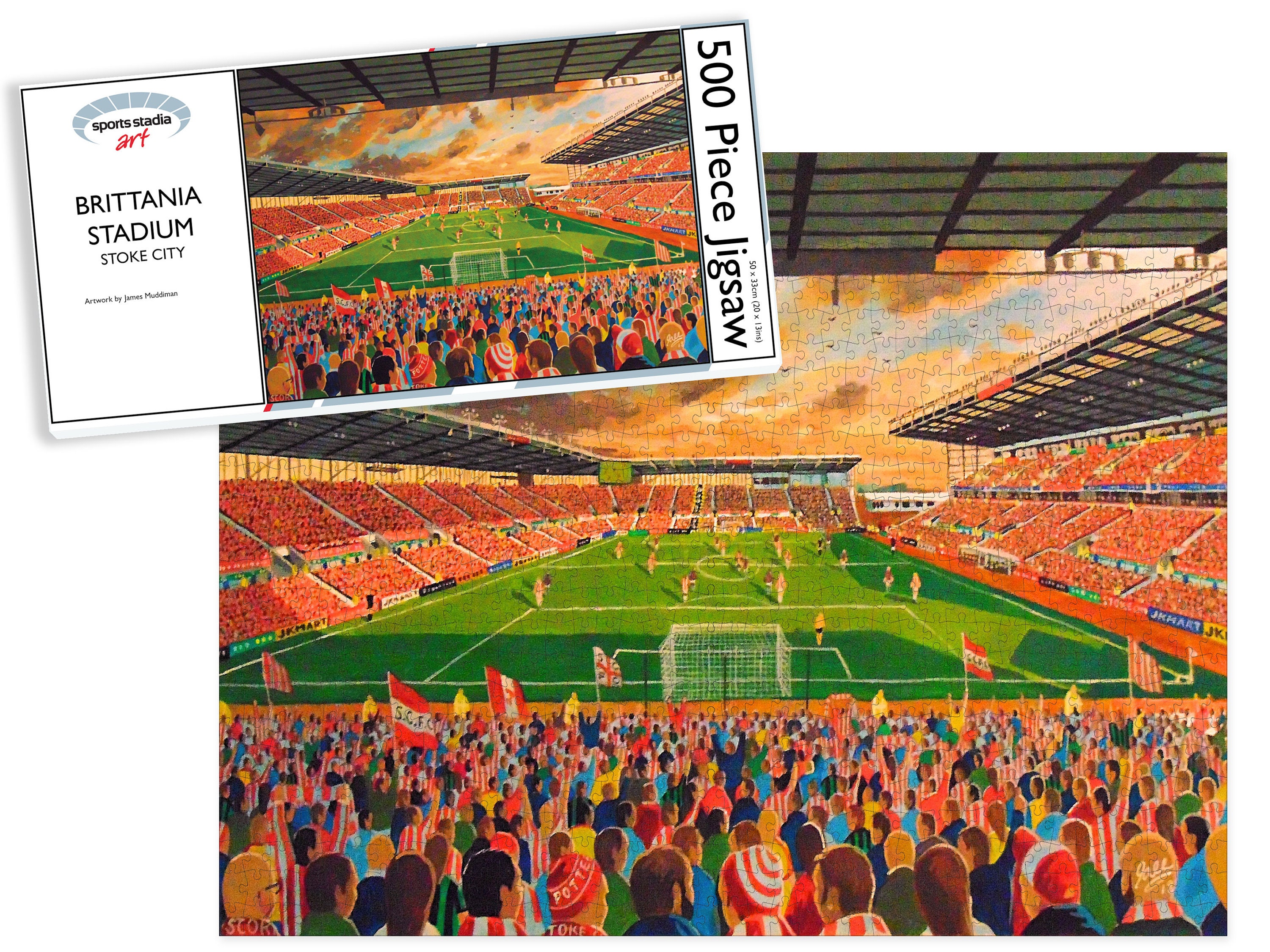 Britannia Stadium Fine Art Jigsaw Puzzle Stoke City Football Etsy Hong Kong