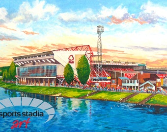 Nottingham Forest Football Club Legpuzzel: City Ground Stadium Art