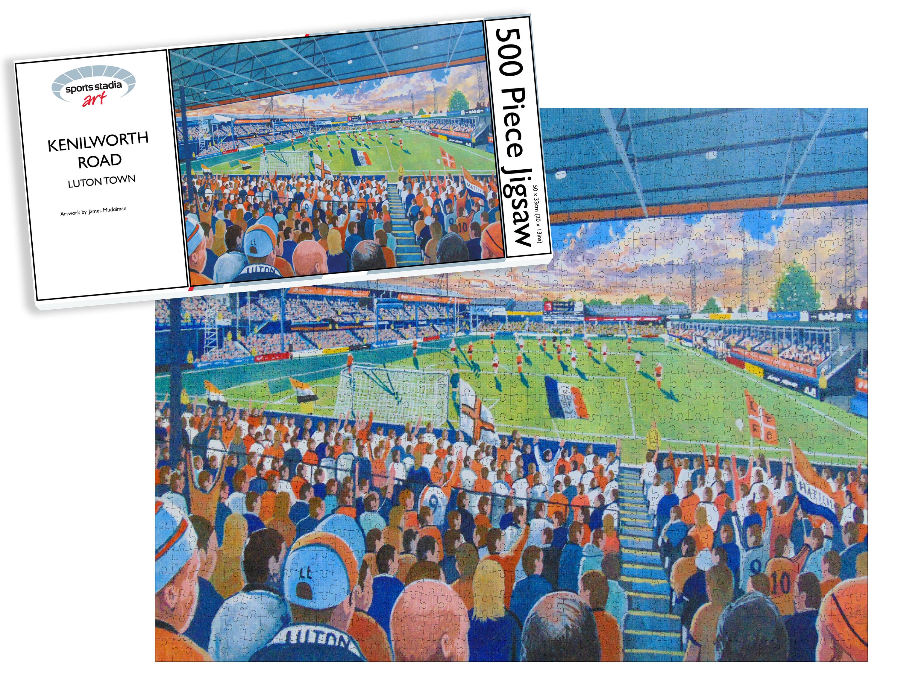 Kenilworth Road Stadium Fine Art Jigsaw Puzzle Luton Town Etsy UK