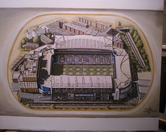 Chelsea Football Club - Stamford Bridge Stadium Art Print