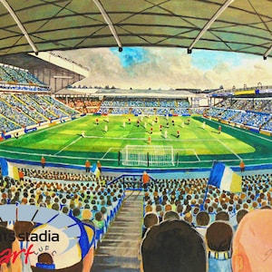 Leeds United Football Club - Elland Road Stadium Fine Art Jigsaw Puzzle