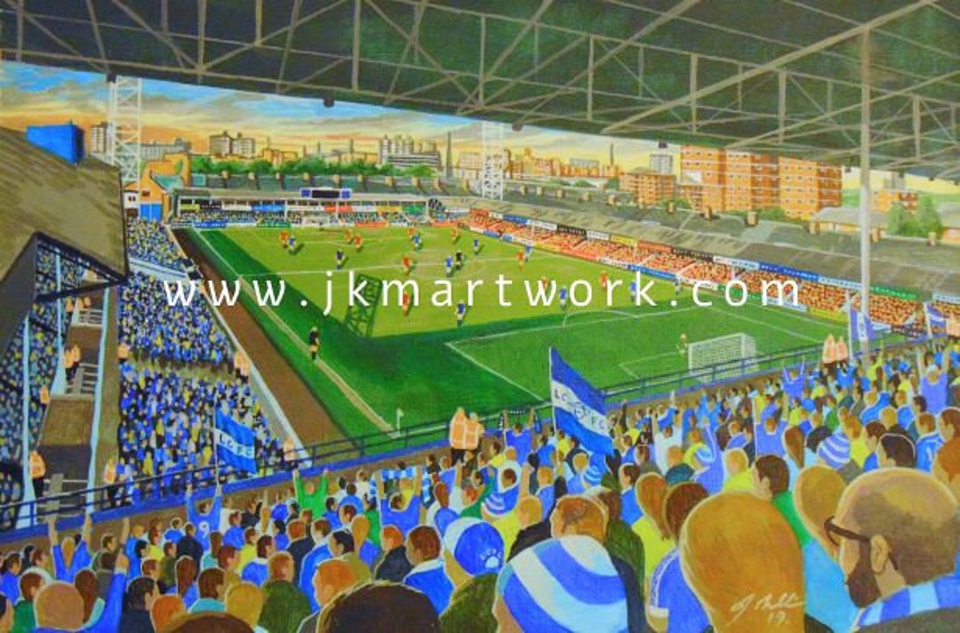 Filbert Street Stadium Fine Art Print Leicester City - Etsy