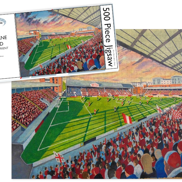 Brisbane Road Stadium Fine Art Jigsaw Puzzle - Leyton Orient Football Club