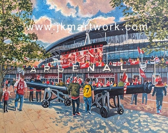 Arsenal Football Club - Emirates Stadium Art Print