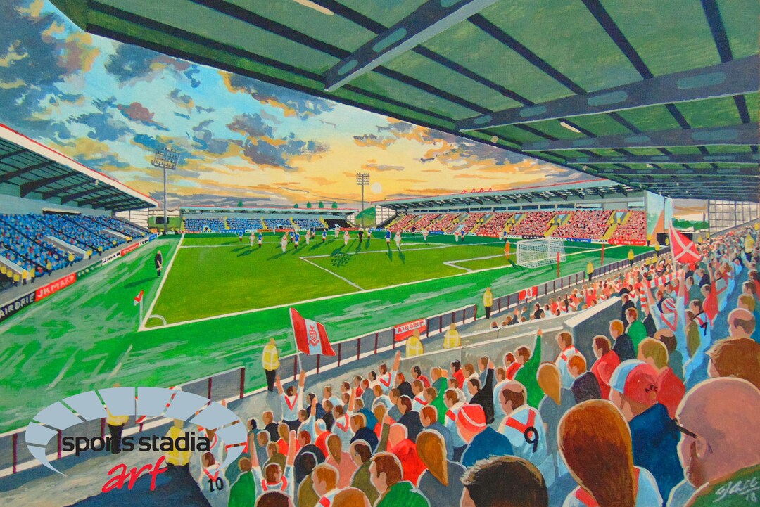 Excelsior Stadium Airdrie Football Club Shop Airdrieonians