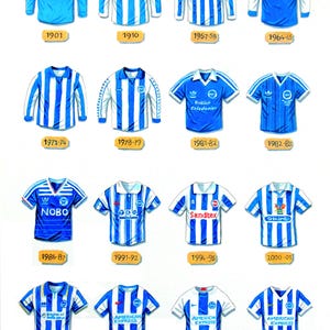 Brighton & Hove Albion FC Retro Football Shirts T-Shirt