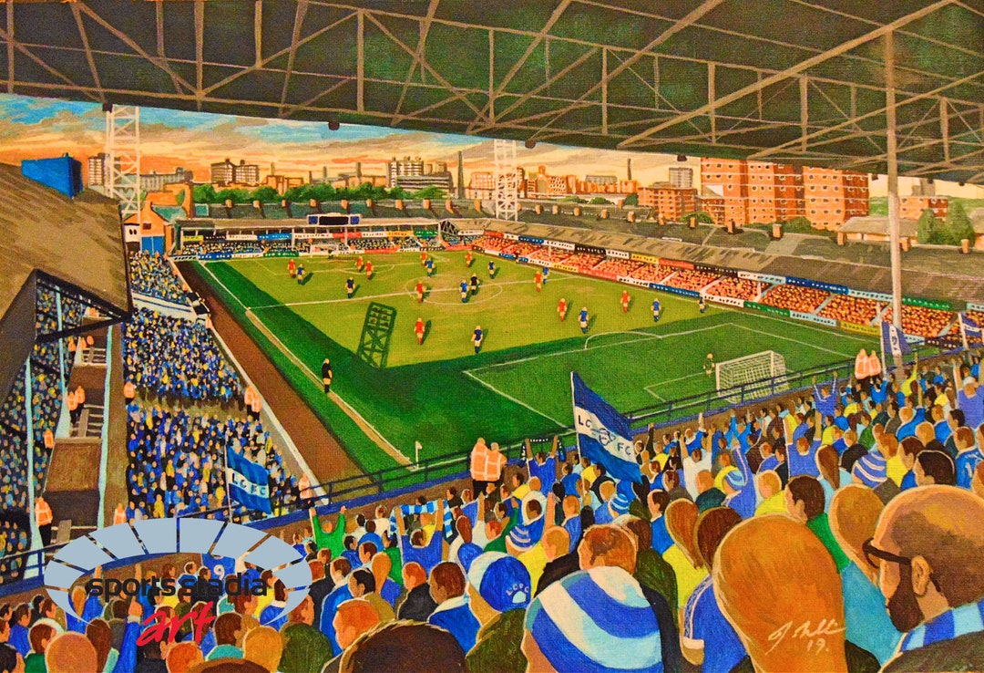 Filbert Street Stadium Fine Art Print Leicester City Football Club - Etsy