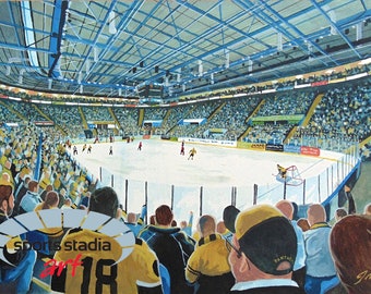 Nottingham Panthers Ice Hockey Club - Motorpoint Arena Stadium Art Print