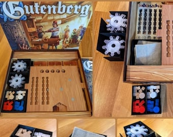Gutenberg Board Game 3D Printed Organizer
