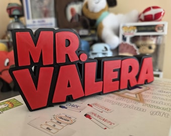 Letreros personalizados para profesores impresos en 3D: ¡la decoración definitiva para el aula!