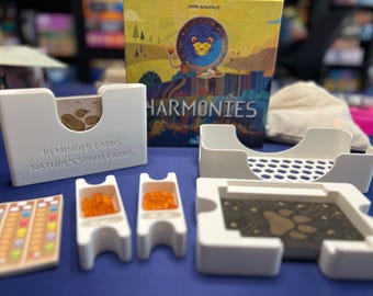 Rangement fonctionnel et organiseur de jeu de société Harmonies