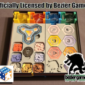 Maglev Metro 3D Printed Insert - Officially licensed by Bezier Games