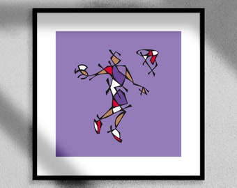 Vince Carter Illustration Art Wall Decoration