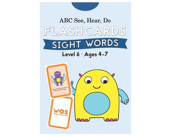 ABC See, Hear, Do Flashcards: Sight Words Level 6