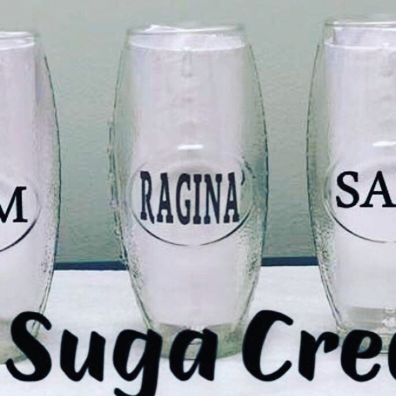Football Shaped Team Drinking Glasses Etsy