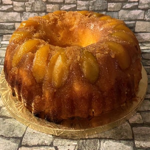 Peach Cobbler Bundt Cake