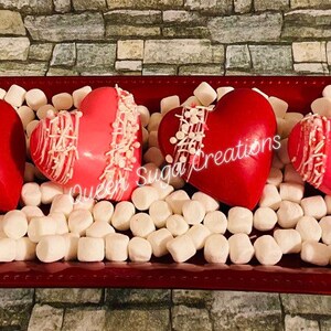 Valentine Cocoa Bombs, Valentines Day Cocoa Bomb, Custom Cocoa Bombs, Holiday Cocoa Bombs, Unique Hot Cocoa Treat, Gourmet Cocoa Bombs
