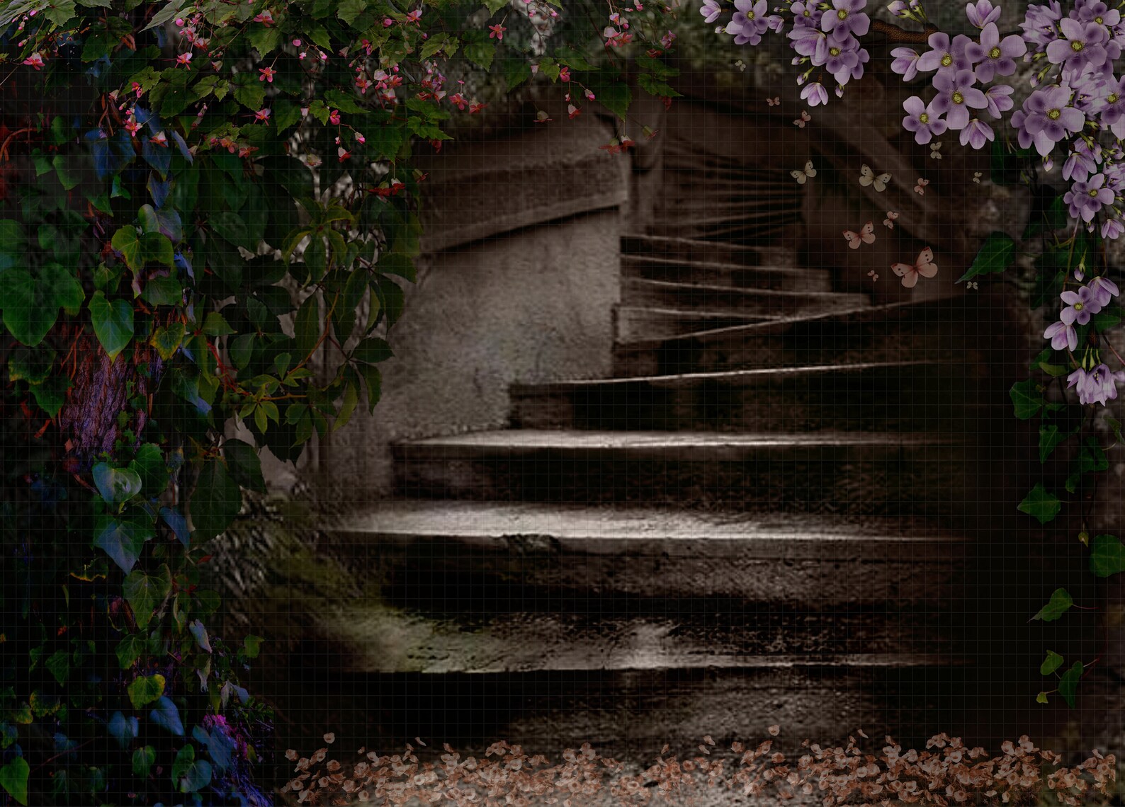 Digital Background Backdrop Dreamy Steps for Photography Etsy