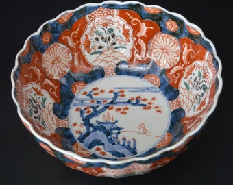 Japanese Meiji Period Imari Bowl | Japanese Ceramics | Antique Porcelain