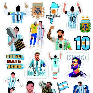 23 Sticker Lionel Messi Stickers Soccer World Cup Set - Etsy