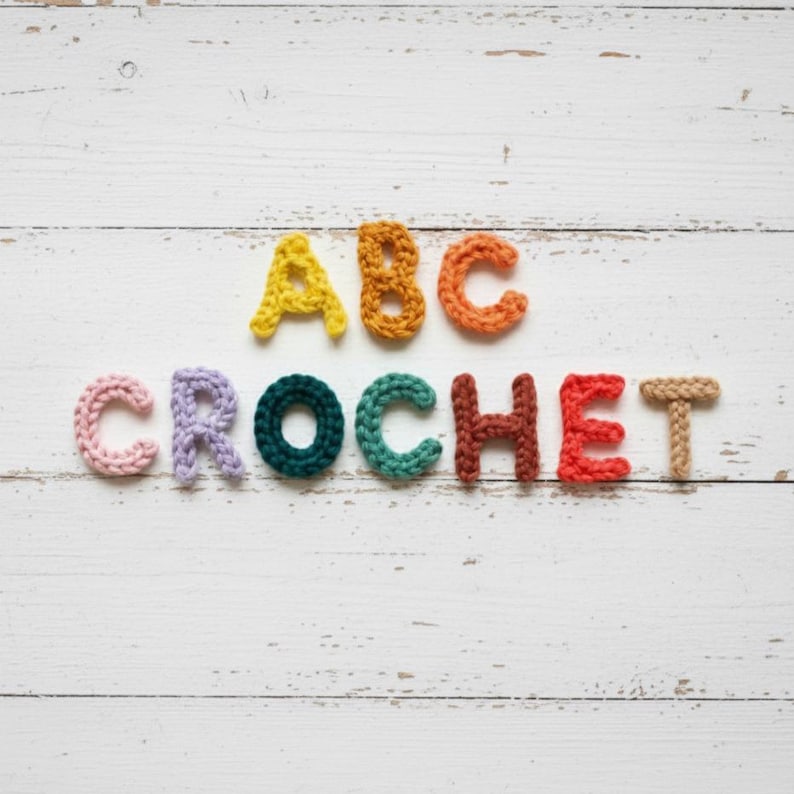 Crochet Alphabet Amigurumi Pattern | 3D Crochet Letters Tutorial | Personalized Nursery Decor | ABC Plushies | Digital PDF Instant Download image 2