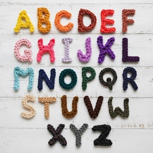 Crochet Alphabet Amigurumi Pattern | 3D Crochet Letters Tutorial | Personalized Nursery Decor | ABC Plushies | Digital PDF Instant Download