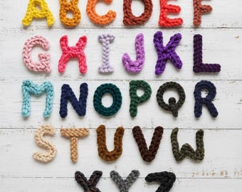 Schema alfabeto all'uncinetto Amigurumi / Tutorial lettere all'uncinetto 3D / Decorazioni personalizzate per la cameretta dei bambini / Peluche ABC / Download immediato PDF digitale