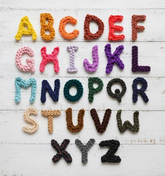 Crochet Alphabet Amigurumi Pattern | 3D Crochet Letters Tutorial | Personalized Nursery Decor | ABC Plushies | Digital PDF Instant Download