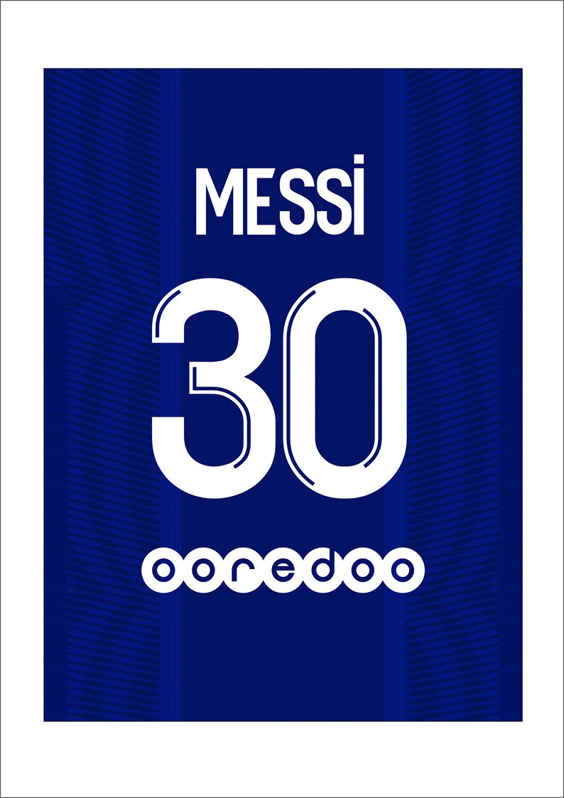 T-Shirt Officiel PSG Lionel Messi - Collection Paris Saint Germain