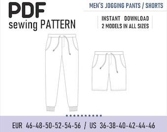 mens shorts pattern