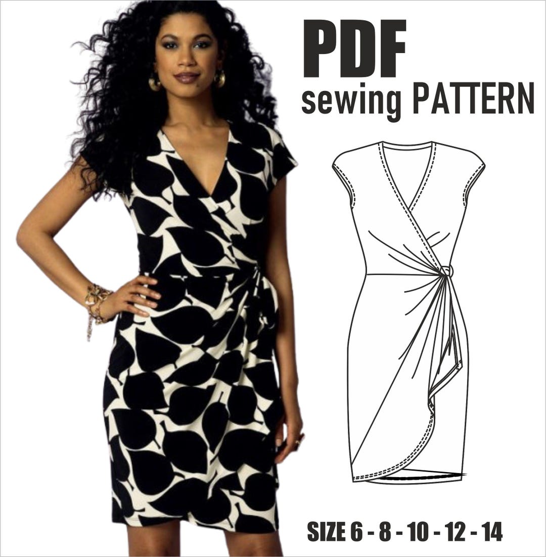 PDF Sewing Pattern | Women’s Dress Pattern | Size 6-14 | Pattern for ...