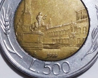 イタリア 500リラ 1994年 ルカ・パチオーリ イタリア | 500リレ硬貨 | ルカ・パチョーリ | Km:167 | 1994