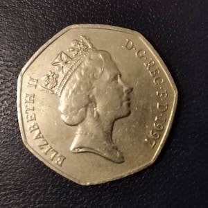 1997 50 pence - Etsy 日本