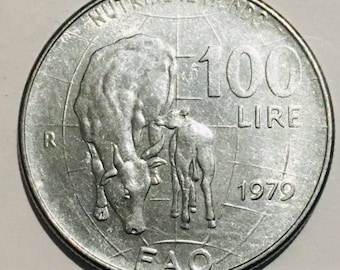 100 リラ 1979 イタリア共和国 - Etsy 日本