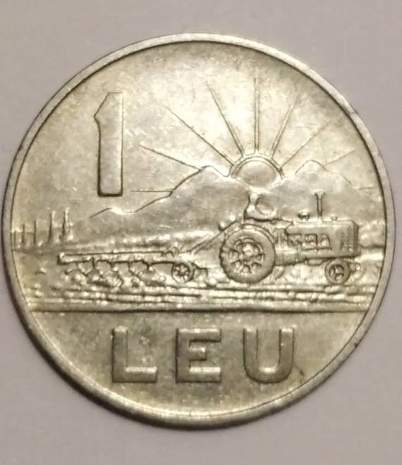 1966年 ルーマニア 1レウ 硬貨 1 ルーマニア レイ - Etsy 日本