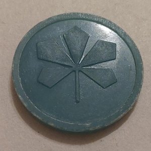 Green Token Kyiv, Metro subway Tube Kyiv Transit Plastiс Token