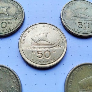 50 Greek Drachmas
