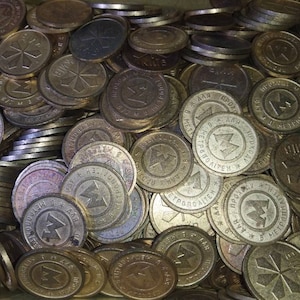 Vintage Kyiv Metro Token: USSR Subway City Collectible