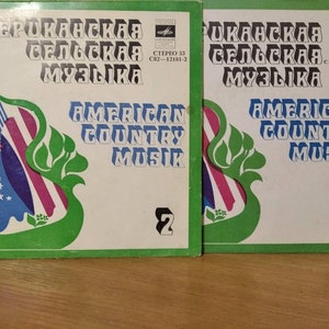 Vintage Vinyl Records American Country Music