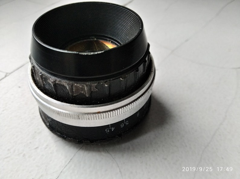 Soviet unmarked lens ussr camera lenses antiq camera lenses Soviet unmarked lens