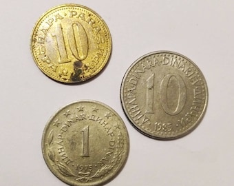 Yugoslav coins, Old Yugoslavian coins
